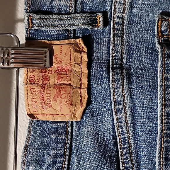 Vintage LEVI 550 Y2K Relaxed Tapered Straight Leg Classic Retro Blue Jeans 12L - Picture 6 of 16